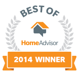 HomeAdvisor Best Of 2014 Winner